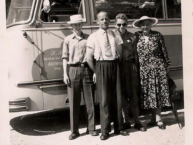Reisebus aus den 1970er Jahren