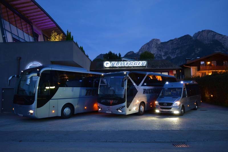Reisebus von Russegger im Einsatz